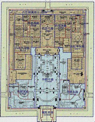 乾清宫平面图|紫禁城建筑布局